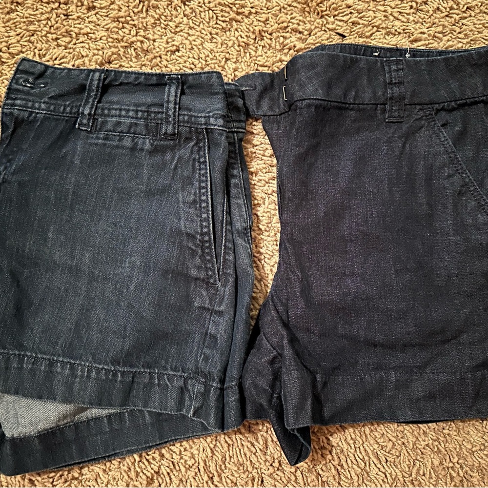 Ann Taylor LOFT Dark Denim Shorts Bundle size 8